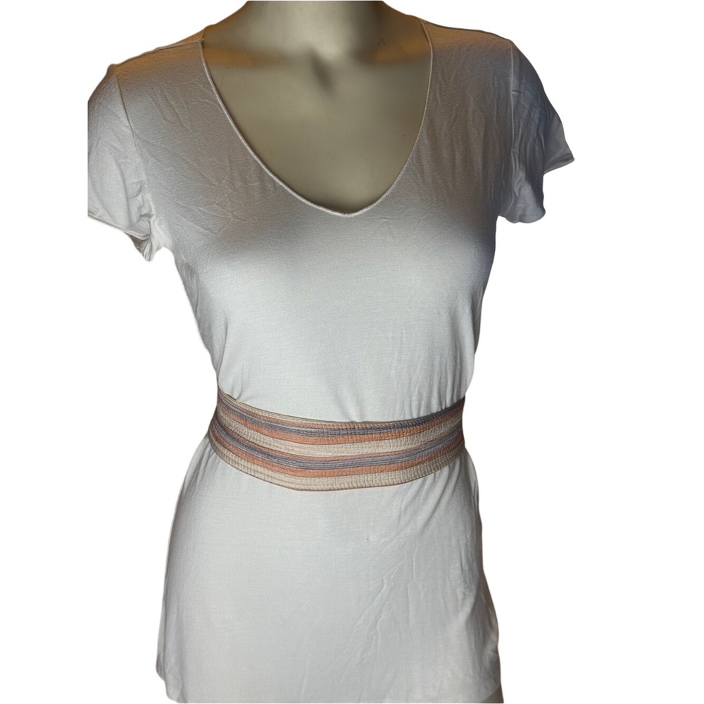Charlie Girl Silk Cotton Sash Belt Y2K Boho Wide Waist Belt Striped